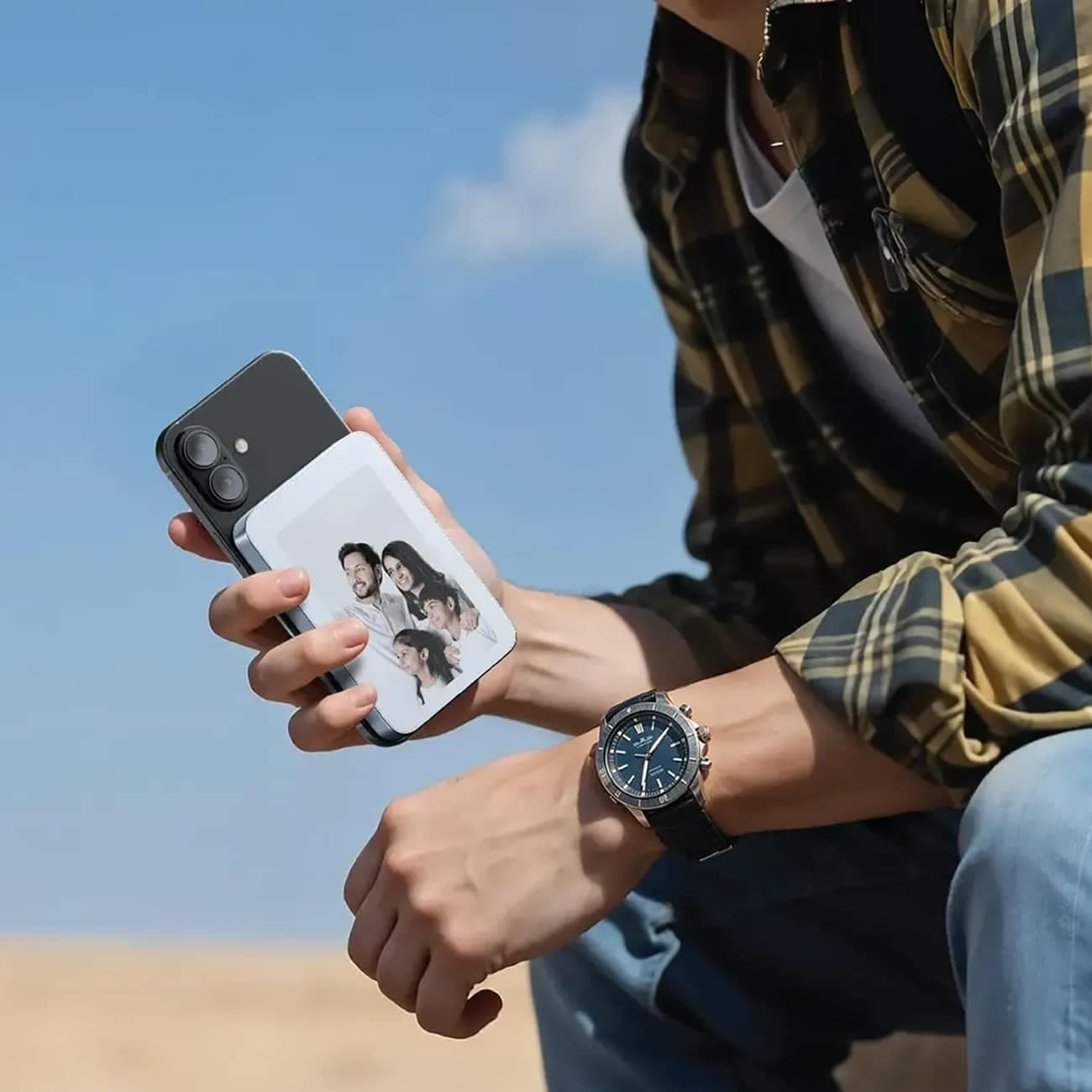 پاور بانک وایرلس 5000 گرین لاین Green Lion مدل GL-PX42 توان 20 وات — تصویر ۳