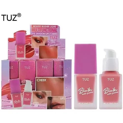 رژگونه مایع پمپی توز TUZ blush تعداد 12 عددی — تصویر ۸