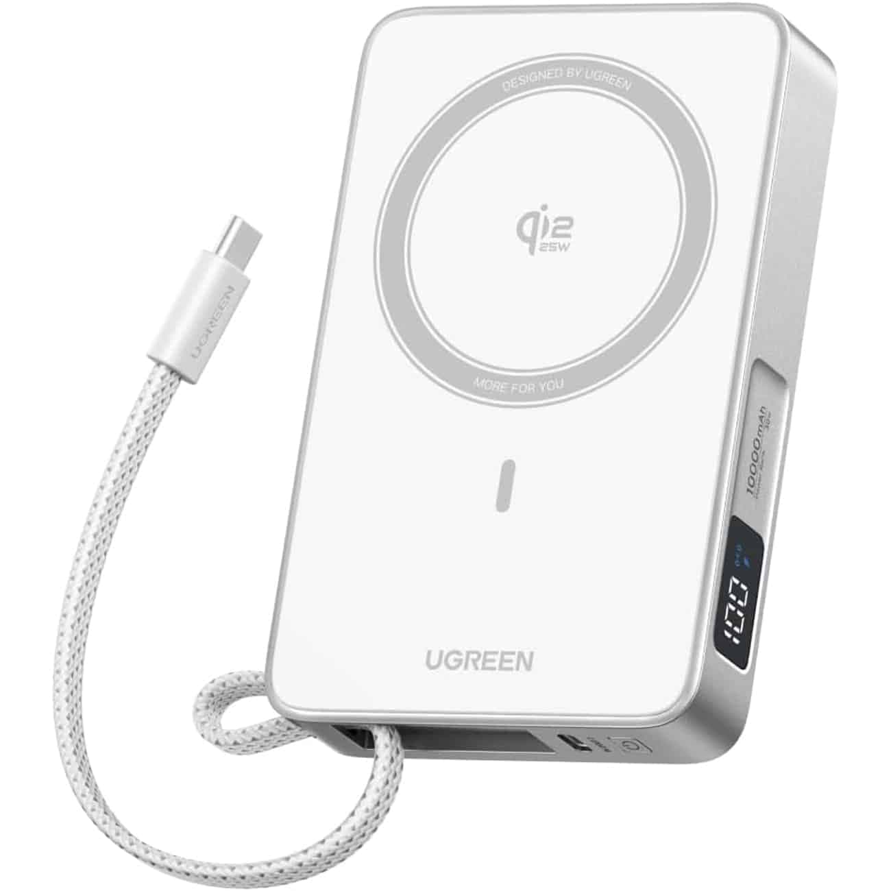 پاور بانک 10000 وایرلس یوگرین UGREEN مدل PB773 توان 30 وات — تصویر ۴