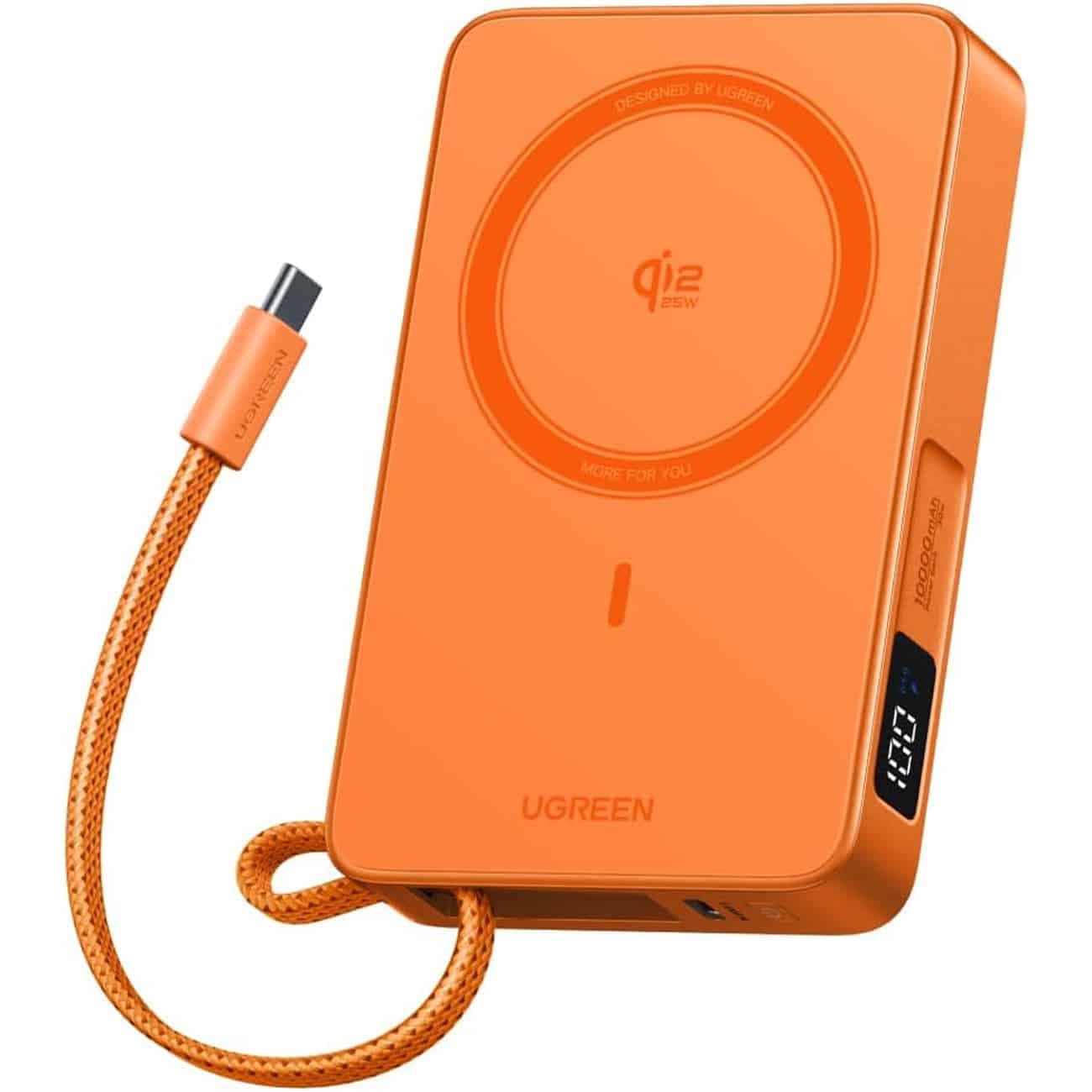 پاور بانک 10000 وایرلس یوگرین UGREEN مدل PB773 توان 30 وات — تصویر ۲