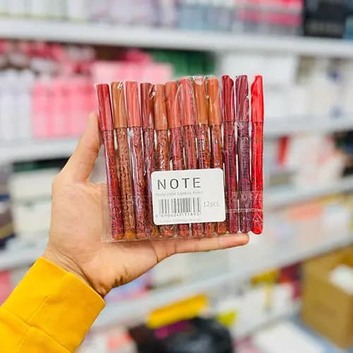 رژلب مدادی برند نوت Note تعداد 12 عددی — تصویر ۵