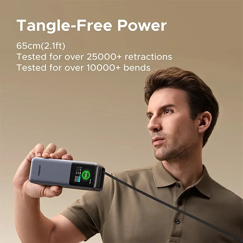 پاور بانک 20000 یوگرین UGREEN مدل PB726 55987B توان 165 وات — تصویر ۹