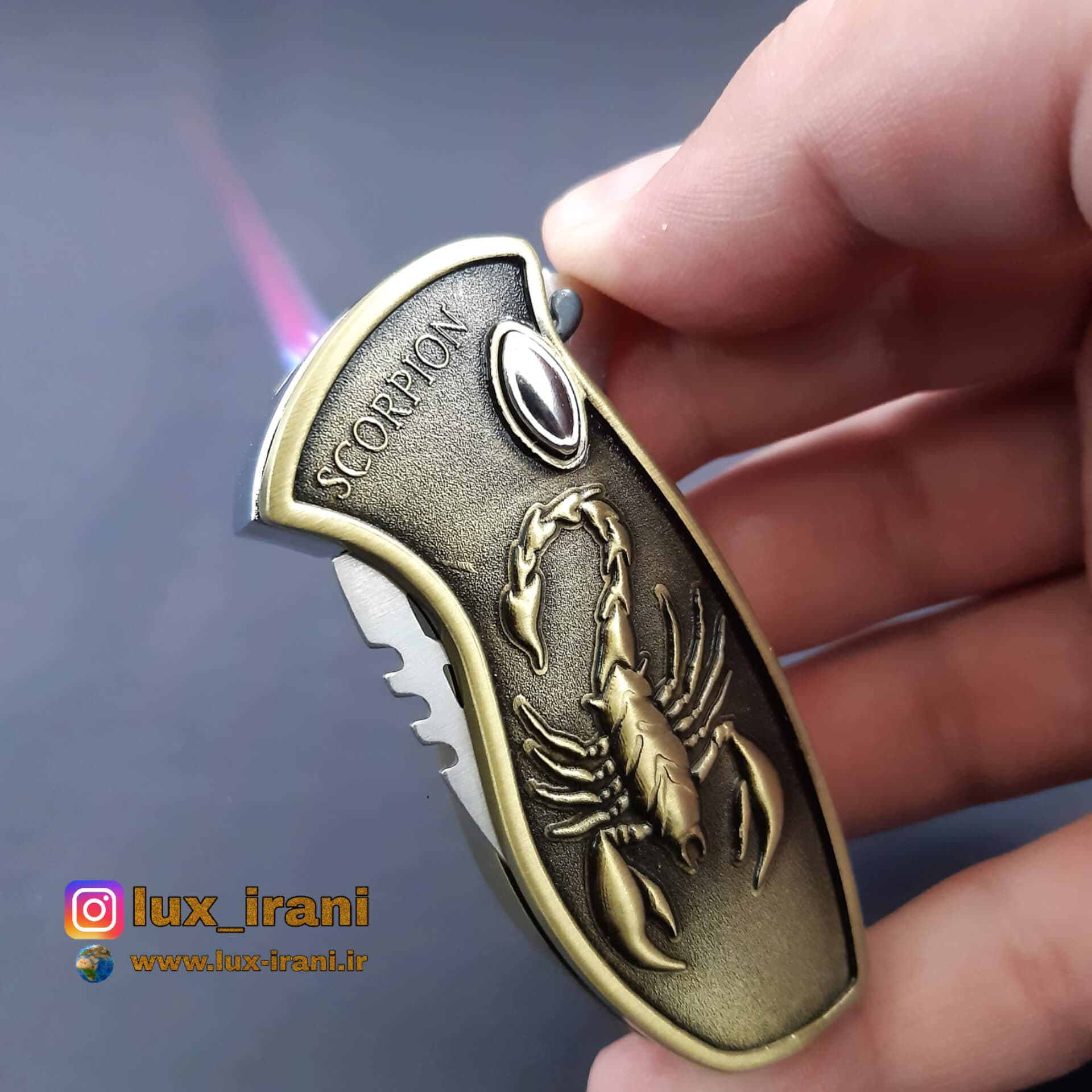 فندک عقرب، شعله رنگی — تصویر ۳