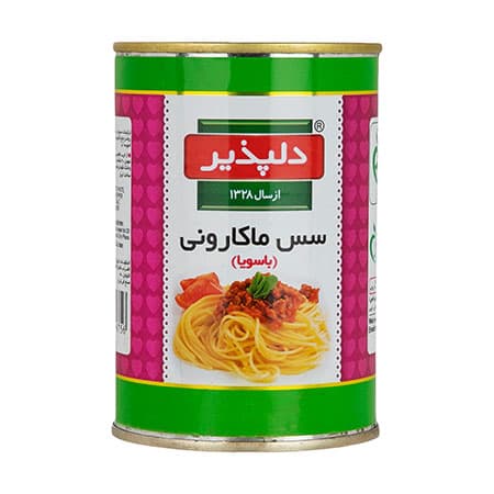 کنسرو سس ماکارونی با سویا دلپذیر – 400 گرم