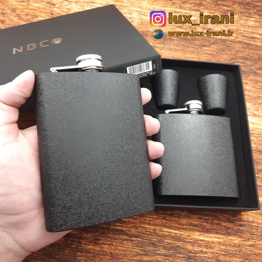 ست هدیه فلاسک جیبی آسفالتی N33 — تصویر ۲