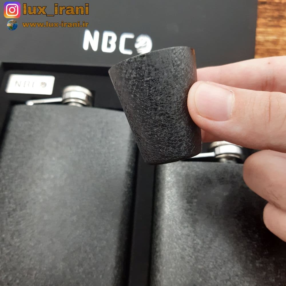 ست هدیه فلاسک جیبی آسفالتی N33 — تصویر ۶