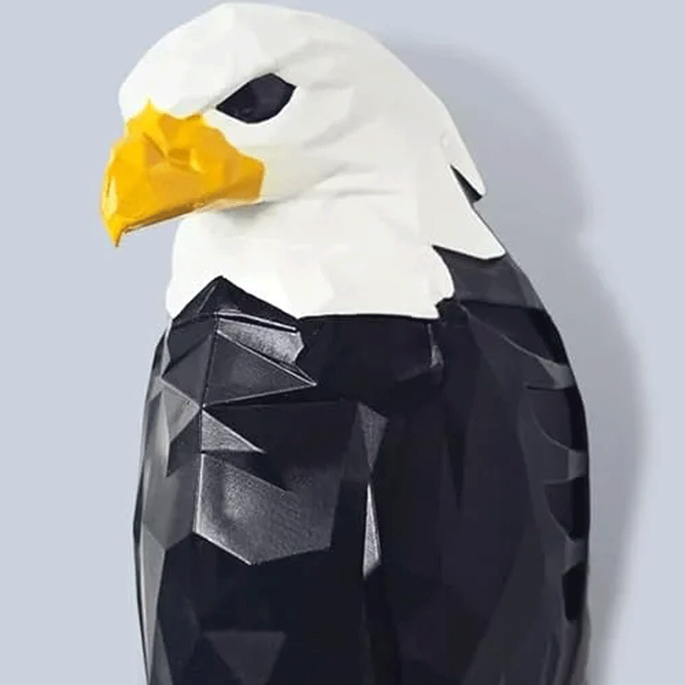 چراغ خواب دیواری سه بعدی طرح عقاب Eagle با قابلیت کنترل از راه دور — تصویر ۶