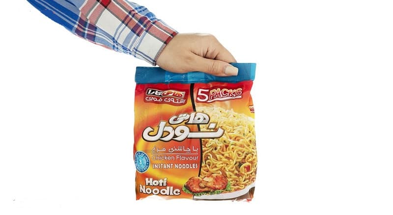 نودل با عصاره مرغ هاتی کارا – بسته 5 عددی — تصویر ۴
