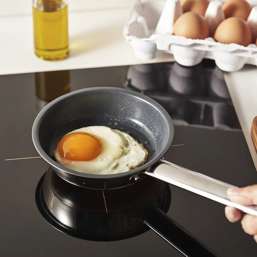 ماهیتابه با روکش استیل نچسب سایز 13 ایکیا مدل IKEA 365+ — تصویر ۲