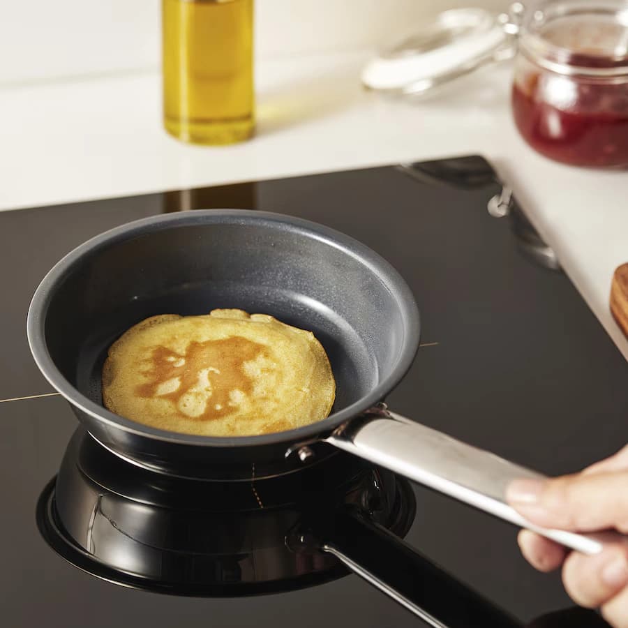 ماهیتابه با روکش استیل نچسب سایز 13 ایکیا مدل IKEA 365+ — تصویر ۳