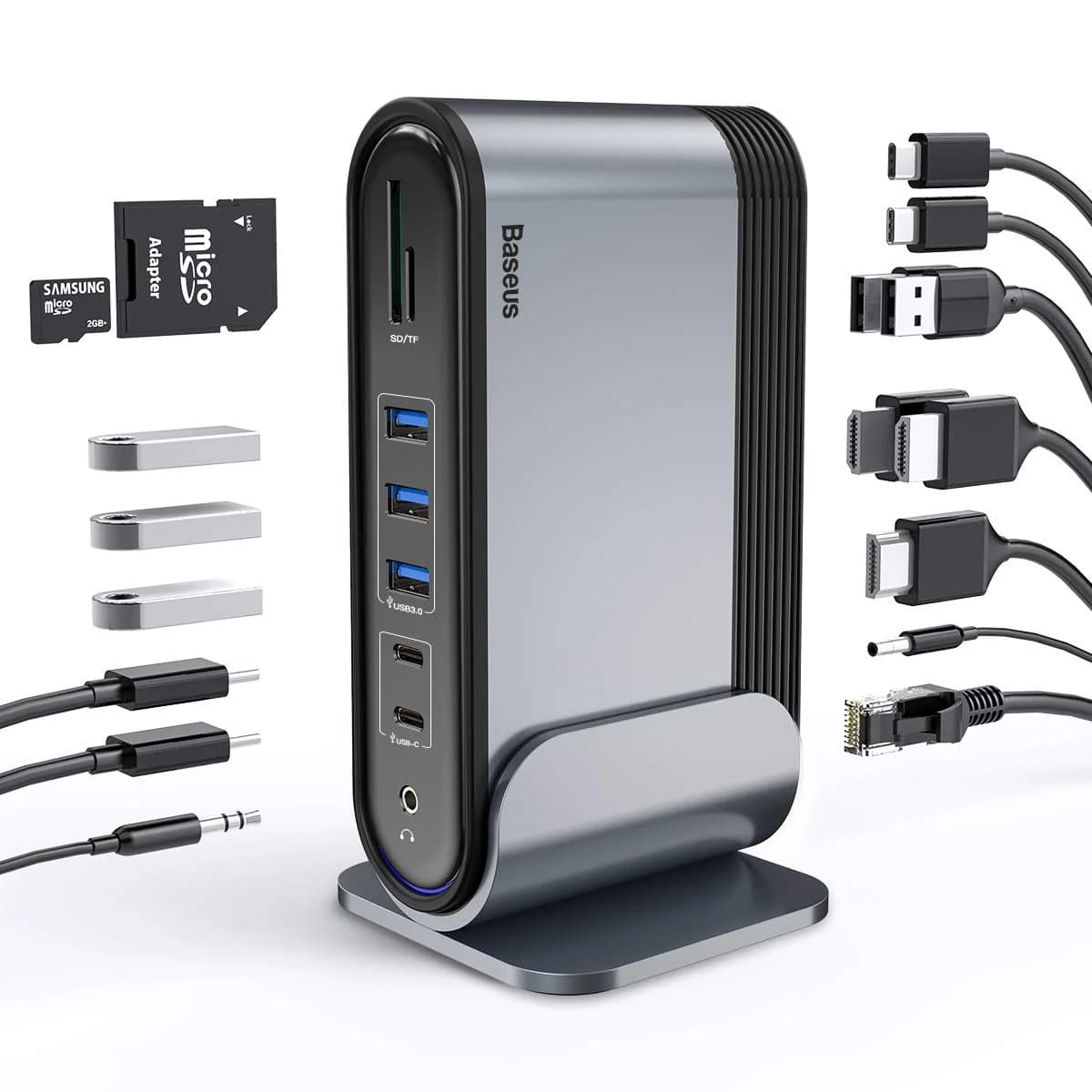 هاب 17 پورت باسئوس مدل Baseus UnionJoy Pro BS-OH152 — تصویر ۲