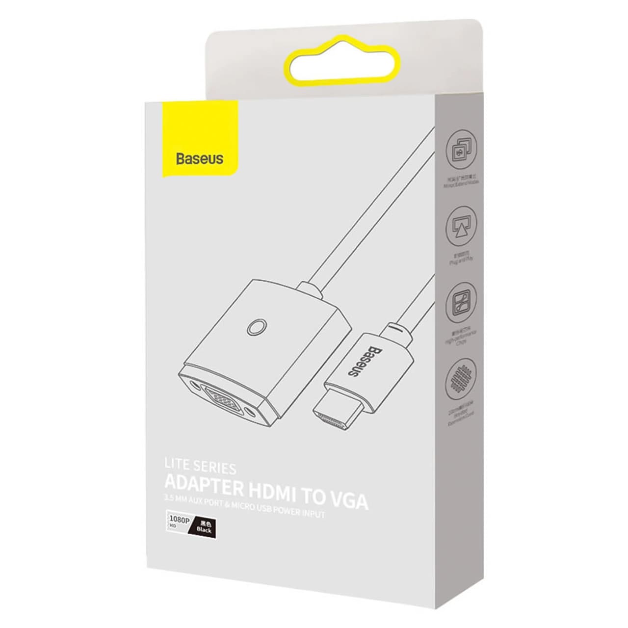 کابل تبدیل HDMI به VGA باسئوس مدل Baseus Airjoy BS-OH011 — تصویر ۲
