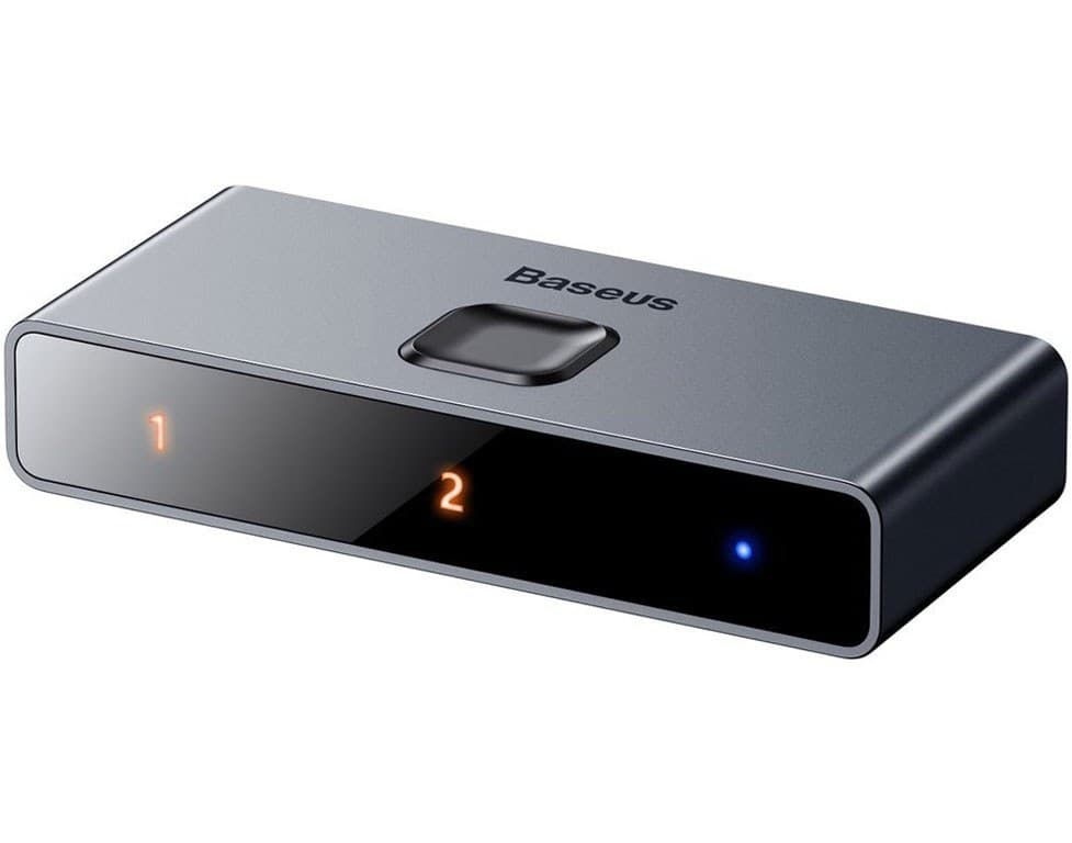 سوئیچ 1 به 2 HDMI باسئوس مدل Baseus CAHUB-BC0G — تصویر ۴