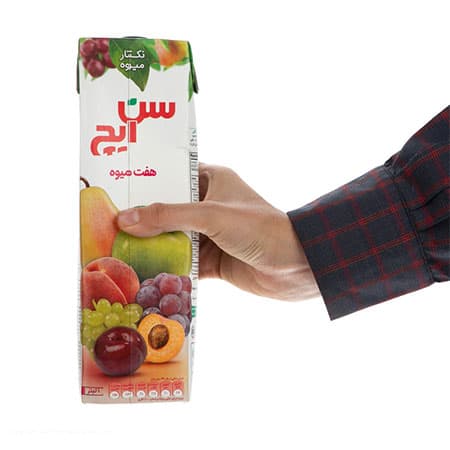 نکتار هفت میوه سن ایچ حجم 1 لیتر — تصویر ۲