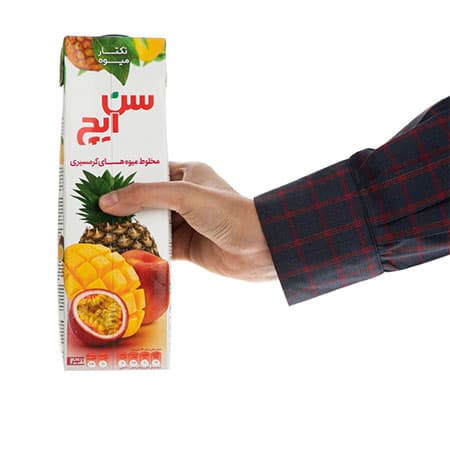 نکتار مخلوط میوه های گرمسیری سن ایچ حجم 1 لیتر — تصویر ۲