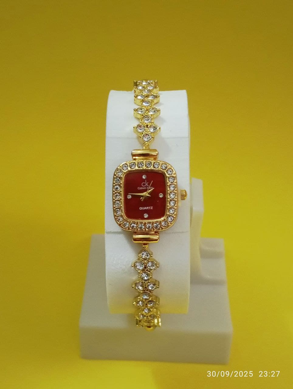 ساعت زنانه نگین دار مارک کلوین کلاین Calvin Klein کیفیت عالی کد 1924126