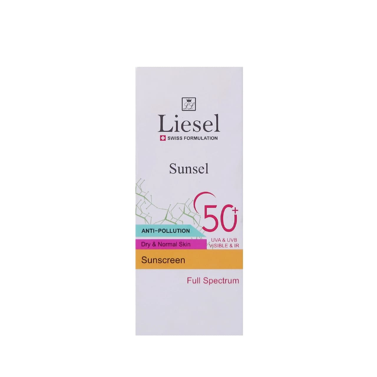 کرم ضد آفتاب SPF50 سانسل لایسل مخصوص پوست خشک و نرمال 40 میلی لیتر