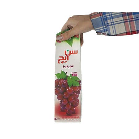 آبمیوه انگور قرمز سن ایچ حجم 1 لیتر — تصویر ۲