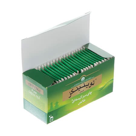 چای سبز کیسه ای توینینگز بسته 25 عددی — تصویر ۲