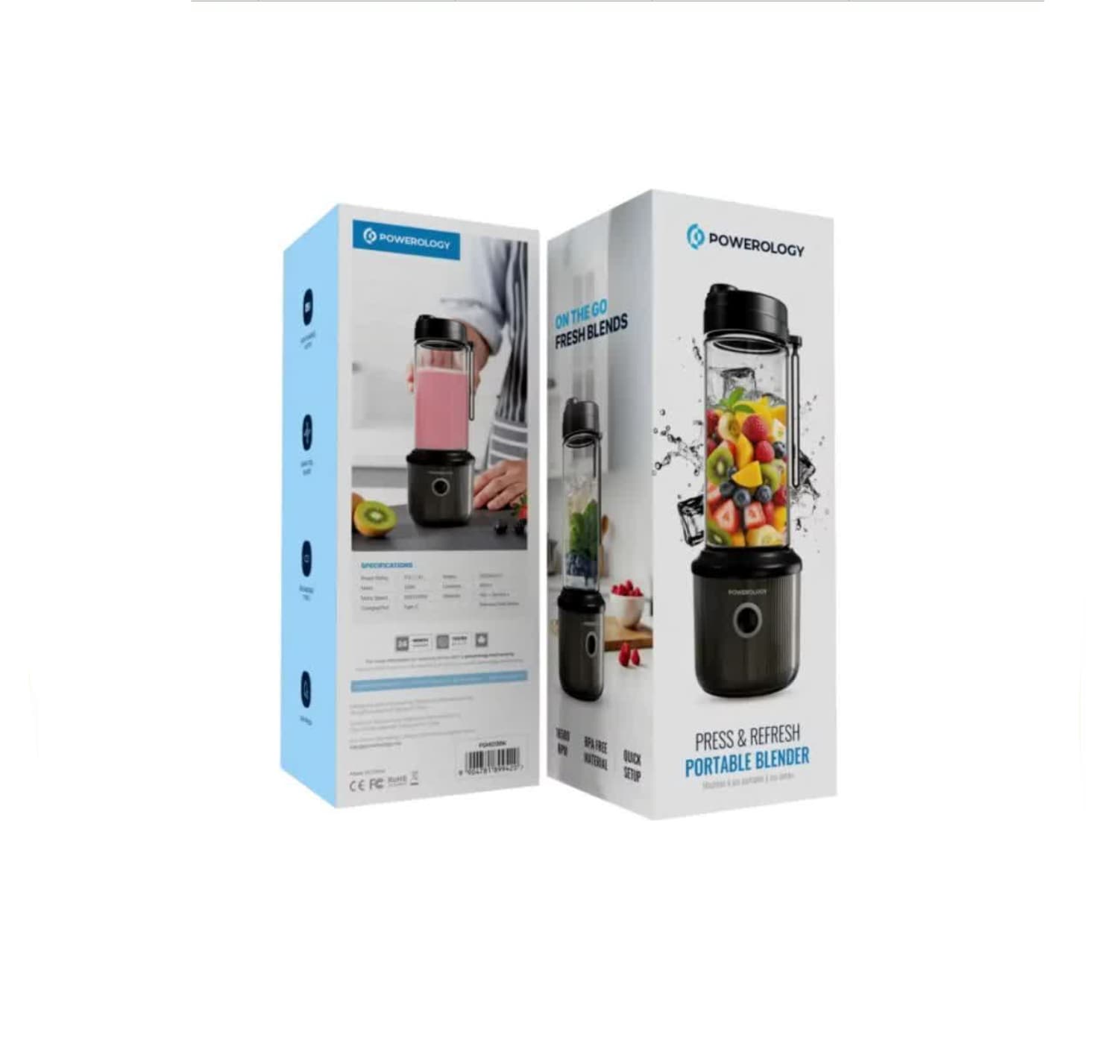 شیکر 450 میلی‌لیتری پاورولوژی مدل Powerology PSM013BK — تصویر ۳