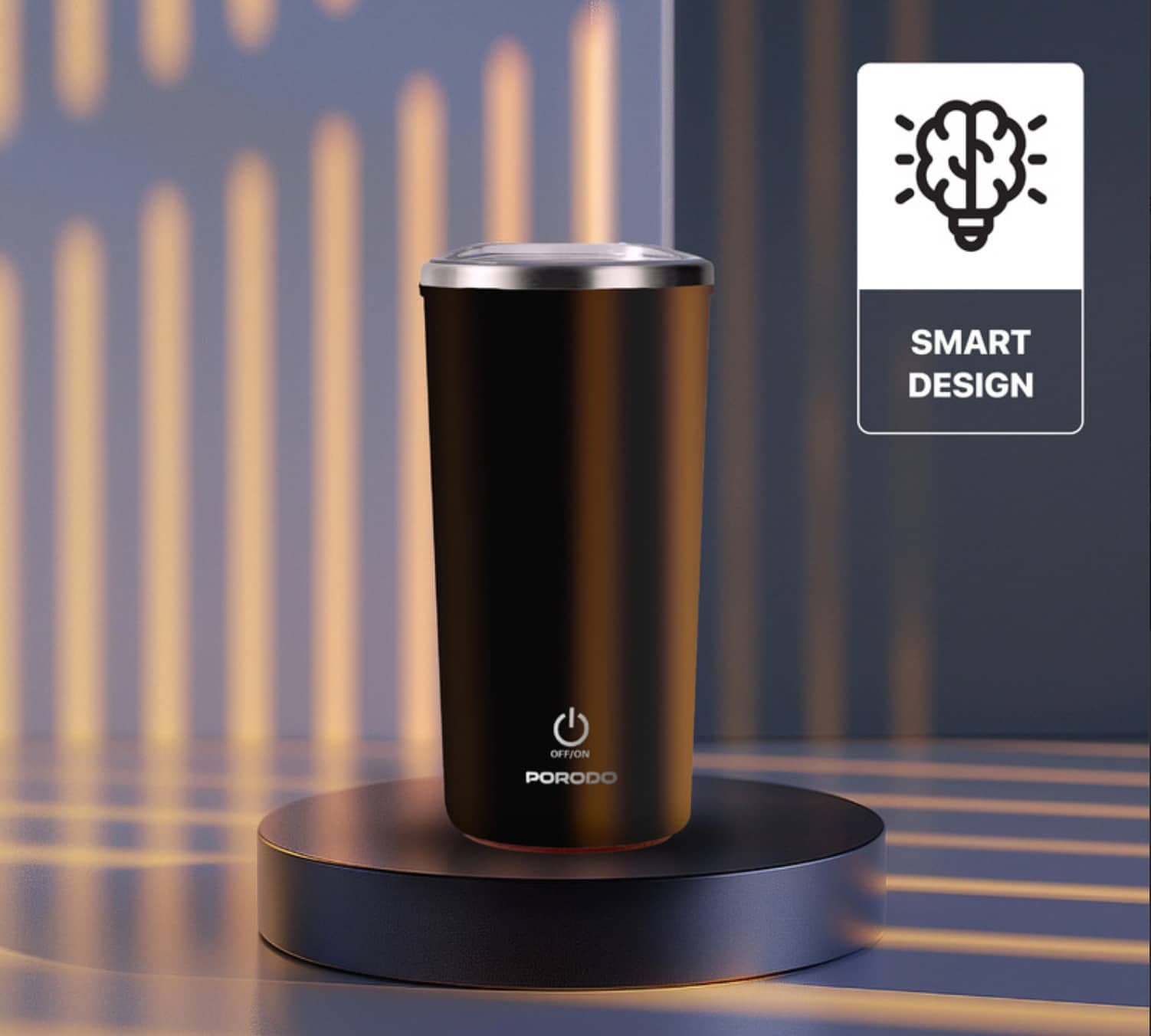 ماگ همزن اتومات پرودو مدل Porodo Auto-Stirring Insulated Mug 400ML — تصویر ۸