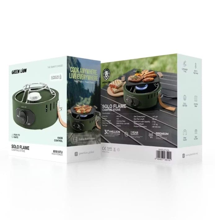 اجاق سفری گرین لاین مدل مدل Green Lion solo flame camping stove — تصویر ۷