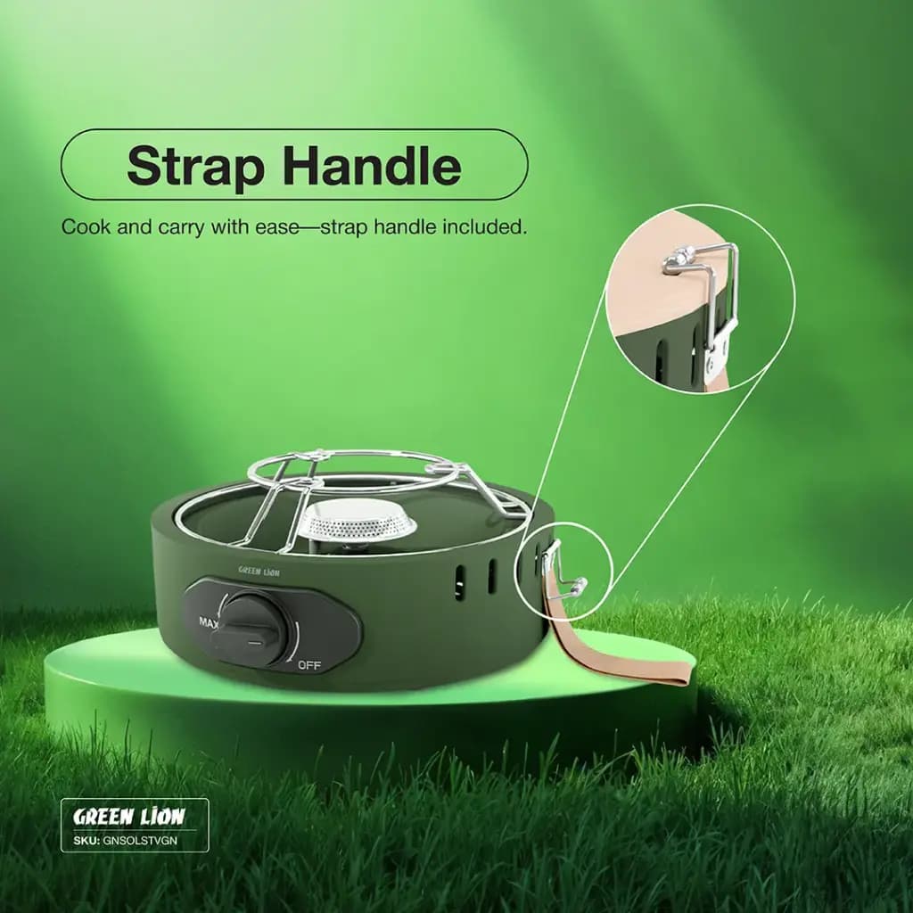 اجاق سفری گرین لاین مدل مدل Green Lion solo flame camping stove — تصویر ۱۰