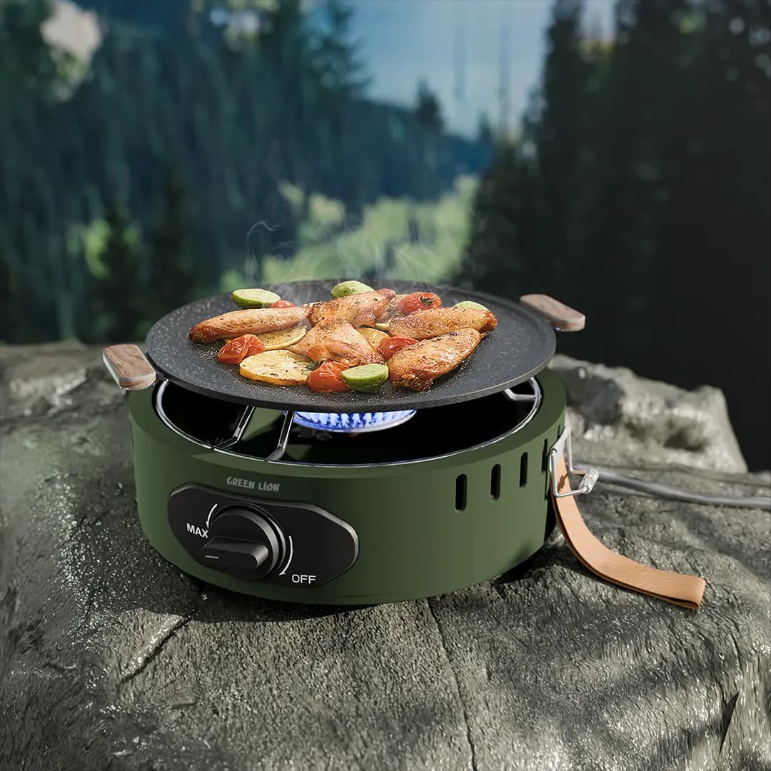 اجاق سفری گرین لاین مدل مدل Green Lion solo flame camping stove — تصویر ۸