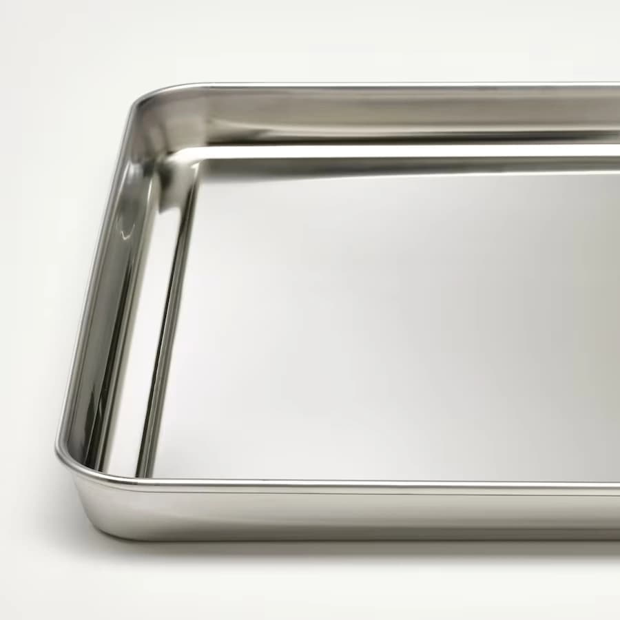 سینی سرو استیل ضد زنگ ایکیا مدل GRILLTIDER — تصویر ۲