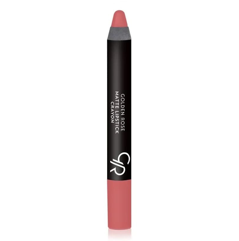 رژ لب مدادی مات گلدن رز مدل Crayon شماره 13