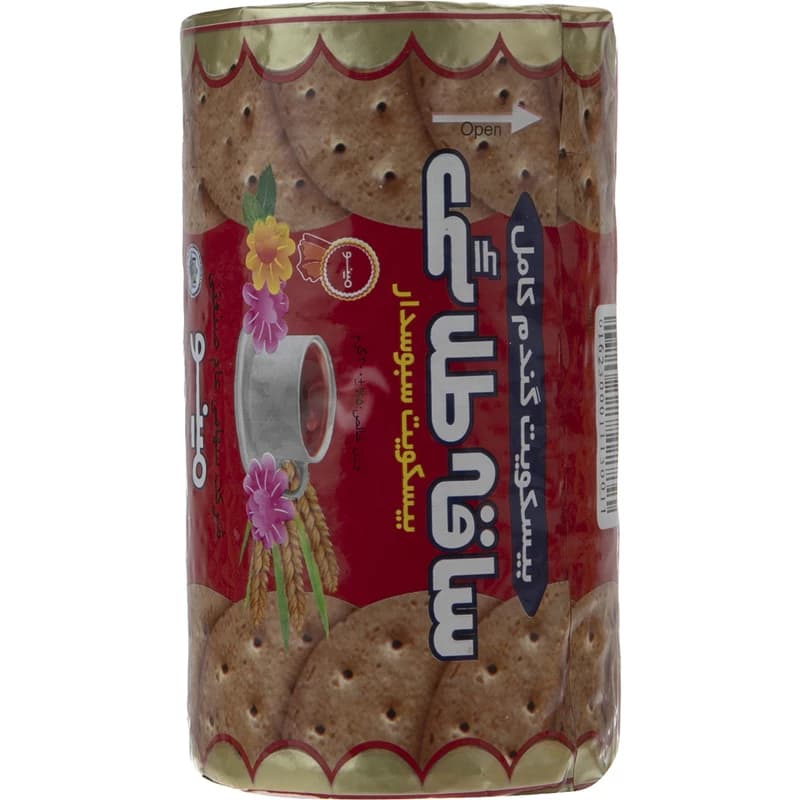 بیسکویت گندم کامل ساقه طلایی مینو – 200 گرم — تصویر ۳
