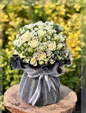 سفارش آسان جعبه گل بنفشه فقط با چند کلیک