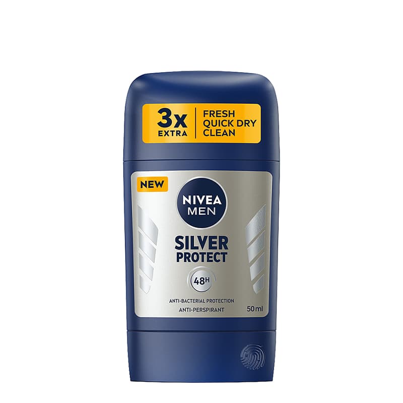 مام صابونی مردانه نیوا مدل Silver Protect حجم 50 میلی‌لیتر