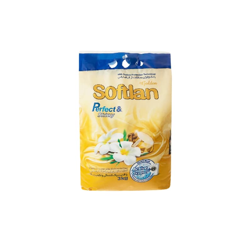 پودر ماشین لباسشویی سافتلن مدل Perfect and Shiny وزن 3 کیلوگرم — تصویر ۳