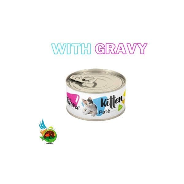 کنسرو بچه گربه فیفورا پته در سس مدل Fifora Kitten with gravy وزن 100 گرم