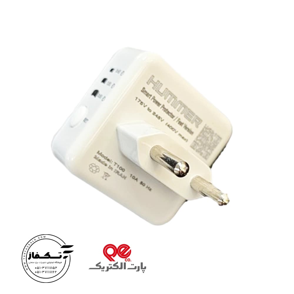 محافظ مبدل دوشاخه تایمردار پارت الکتریک