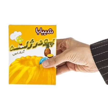 پودر ژله آناناس شیبابا مقدار 100 گرم — تصویر ۳