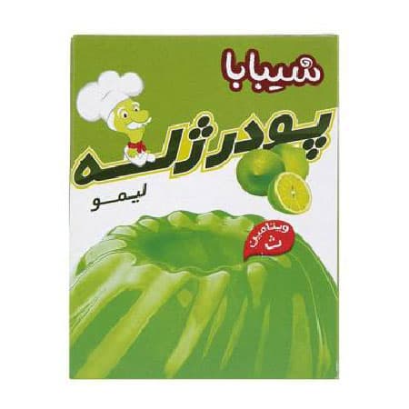 پودر ژله لیمو شیبابا مقدار 100 گرم