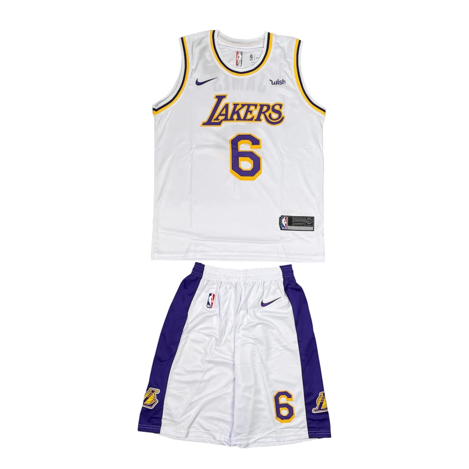 ست بستکبالی سفید LAKERS کد 6684 — تصویر ۴