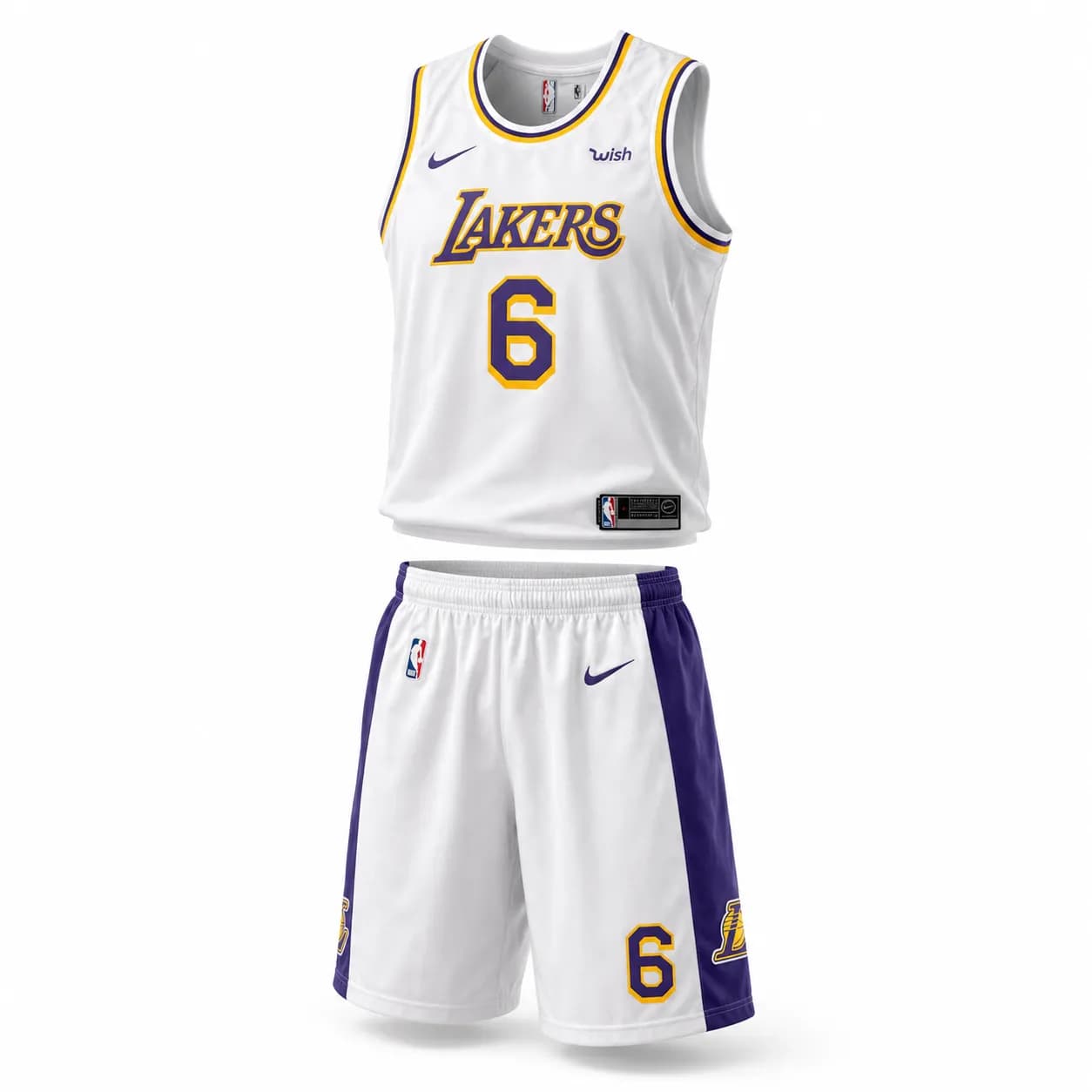 ست بستکبالی سفید LAKERS کد 6684
