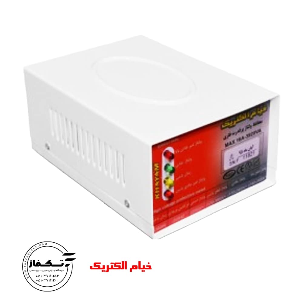 محافظ فلزی ارتدار 2 خانه (سرامیکی) 4000 وات 1.5 متری خیام الکتریک