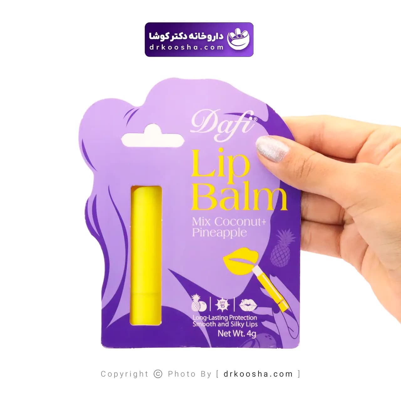 بالم لب دافی SPF15 حجم 4 گرمی — تصویر ۲