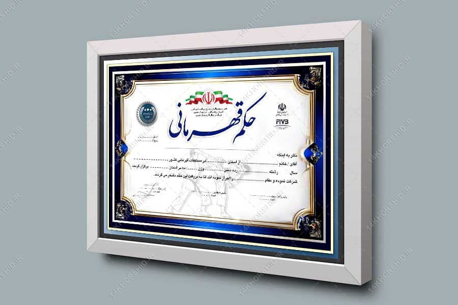طرح حکم قهرمانی ورزشهای رزمی لایه باز — تصویر ۴
