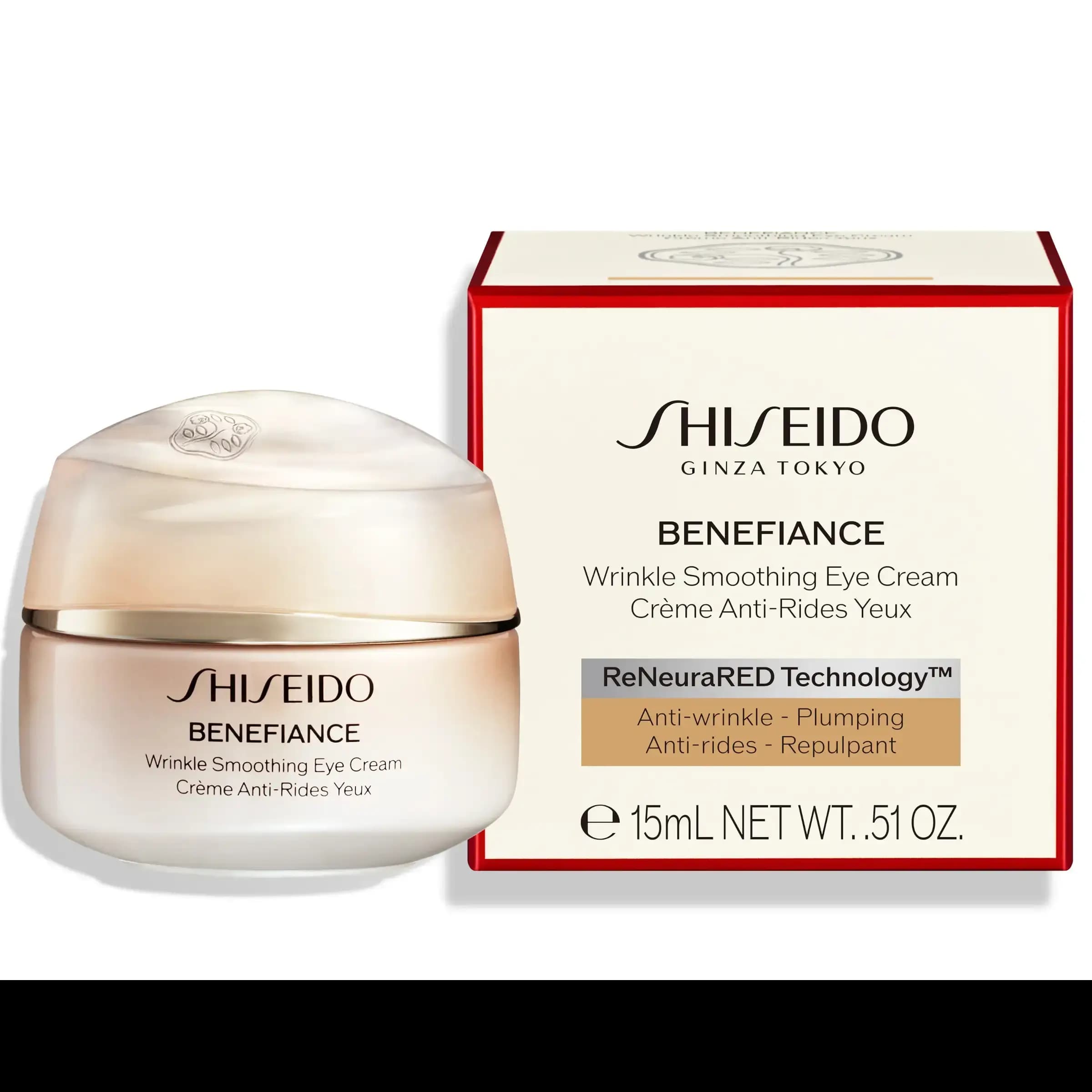کرم دور چشم ضدچروک شیسیدو بنفیانس 15 میل Shiseido Benefiance ReNeuraRED
