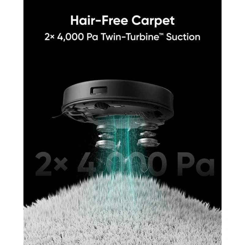 جارو رباتیک یوفی مخزن دار eufy X8 Pro SES Robot Vacuum Cleaner with Self-Empty — تصویر ۲
