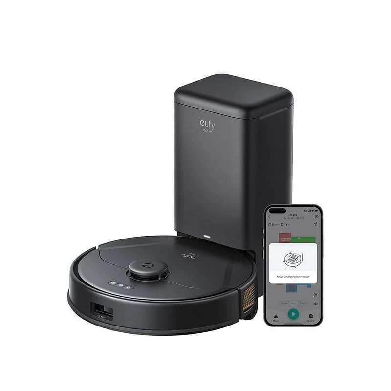 جارو رباتیک یوفی مخزن دار eufy X8 Pro SES Robot Vacuum Cleaner with Self-Empty