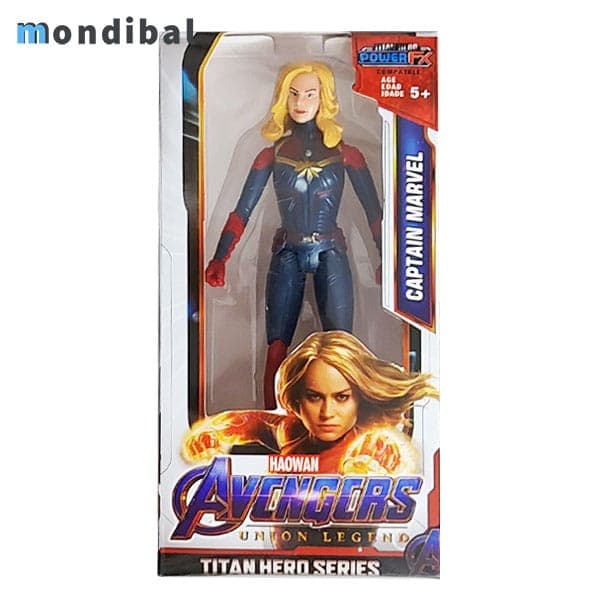 اکشن فیگور Power FX مدل کاپتان مارول از سری Titan Hero — تصویر ۳