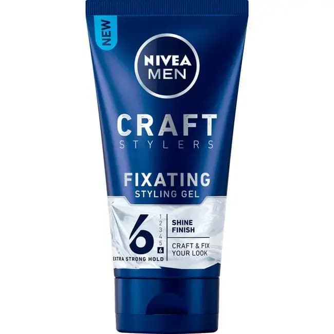 ژل موی نیوآ مردانه کرافت استایلرز فیکسینگ نگهدارنده قوی و براق‌کننده 150 میل Nivea Men Fixating Styling Gel