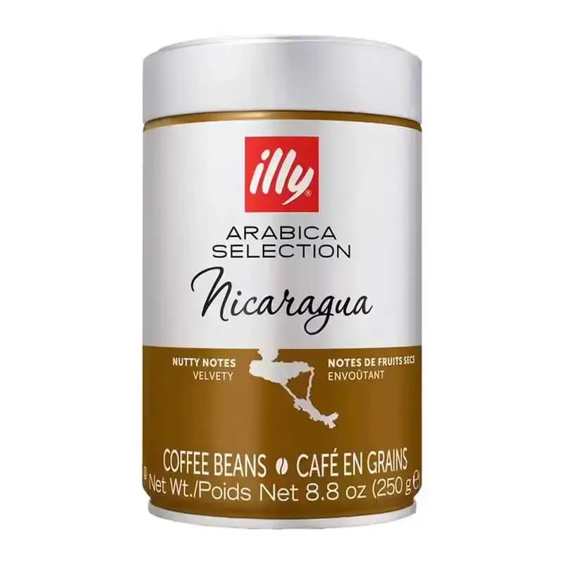 دانه قهوه تک خاستگاه ایلی نیکاراگوئه 100%عربیکا ۲۵۰ گرم illy Arabica Selection Nicaragua