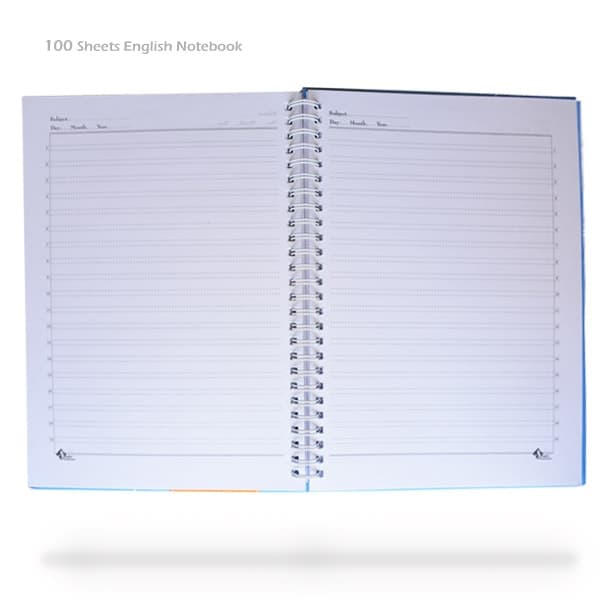 دفتر دو خط 100 برگ جلد سخت — تصویر ۳